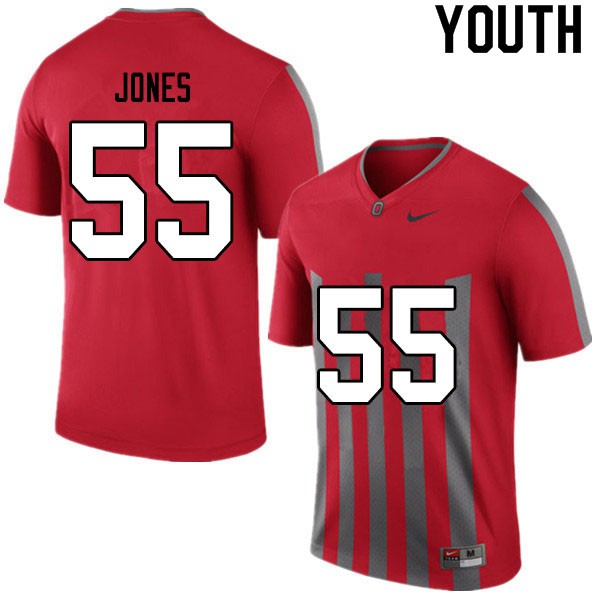 Ohio State Buckeyes #55 Matthew Jones Youth University Jersey Retro